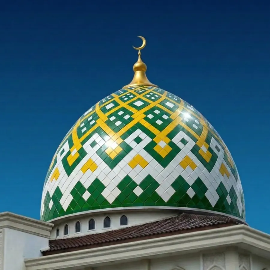 Kubah masjid Galvalum Ajwa Series Cool Shades