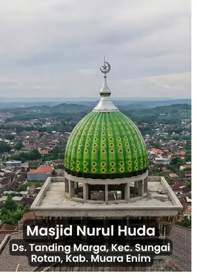 Masjid Nurul Huda — Ds. Tanding Marga, Kec. Sungai Rotan, Kab. Muara Enim