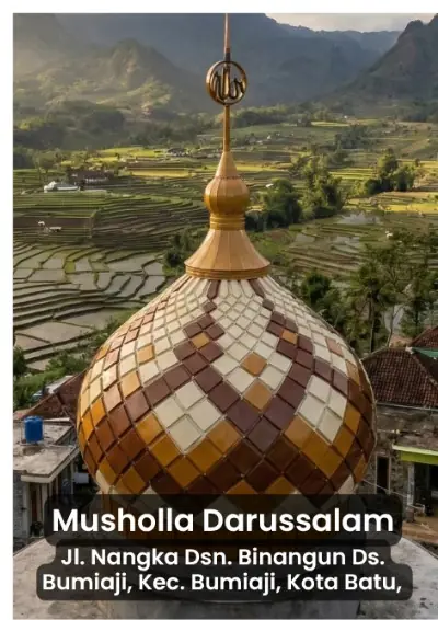 Musholla Darussalam — Jl. Nangka, Dsn. Binangun, Ds. Bumiaji, Kec. Bumiaji, Kota Batu