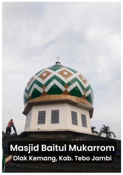 Proyek kubah masjid Kubah.id